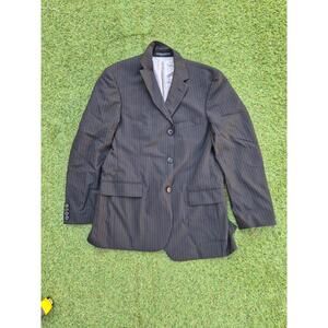 Hugo Boss Mens Original Fit Size 40 R Black Striped